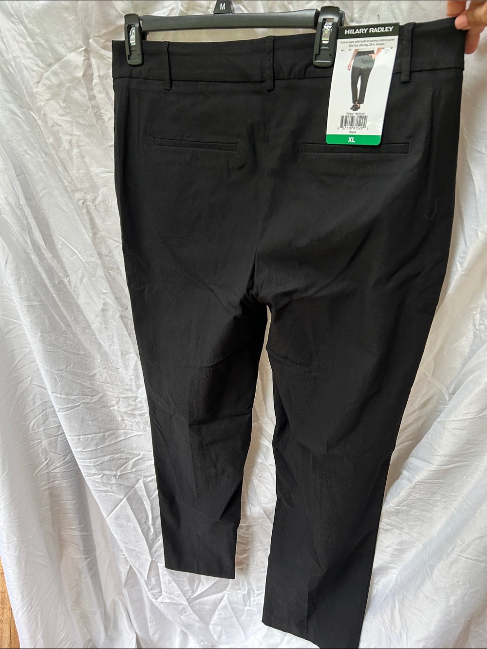 NWT Hilary Radley Black Straight-Leg Women's Dress Pants size XL